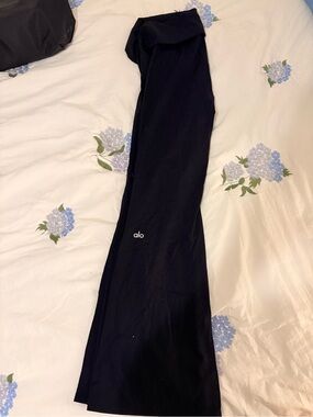 ALO Yoga fold over flare leggings